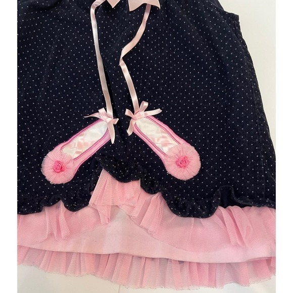 Rare Edition’s Girl’s Blue Dress‎ Ballet Slippers 3T - Picture 3 of 9